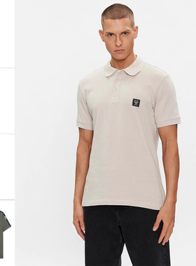 Armani/阿玛尼EA 男士时尚商务休闲翻领短袖POLO衫 211804 4R460