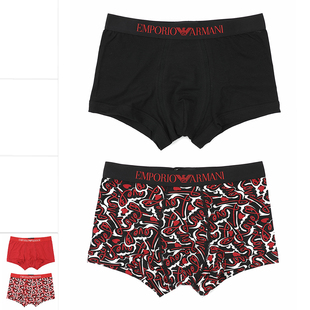鹰标2件装 男士 礼盒装 四角内裤 AF14859 Armani EM000253 阿玛尼EA