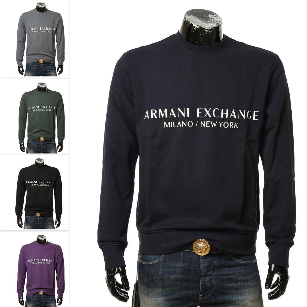 Armani良品字母图案运动套头卫衣