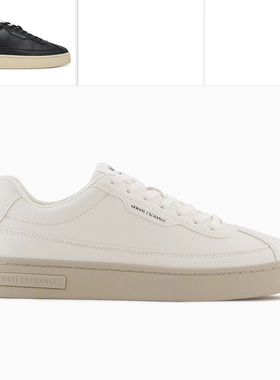 Armani/阿玛尼AX 男士潮牌时尚真皮低帮休闲鞋 XM001689 AF17351