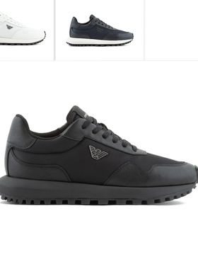 Armani/阿玛尼EA正品 男士鹰标时尚运动休闲鞋 X4X630 XN877