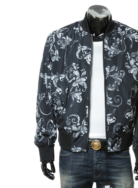 Versace/范思哲VJ 男士奢潮印花2面穿外套夹克 78GASD07 CQD92