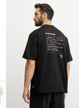 Armani/阿玛尼EA7 男士时尚休闲圆领短袖T恤 7X000082 AF12957