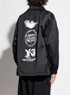 Y3 Y-3 海外直邮 男士潮牌时尚休闲翻领涂鸦LOGO外套夹克 JW4626