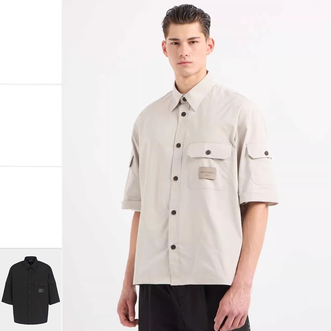 Armani/阿玛尼男士短袖衬衫