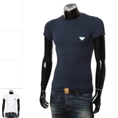 T恤111035 Armani 4R512 简约鹰标修身 弹力短袖 阿玛尼EA 男士