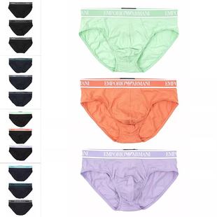 鹰标3件装 男士 时尚 三角内裤 AF10779 Armani EM000258 阿玛尼EA