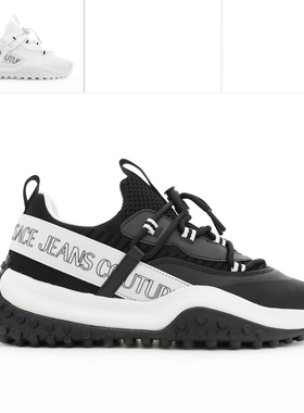 Versace/范思哲VJ 男士奢潮时尚简约低帮休闲鞋 78YA3SN2 ZSC69