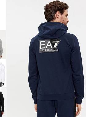 Armani/阿玛尼EA7 男士时尚休闲连帽开衫卫衣 3DPM53 PJ05Z