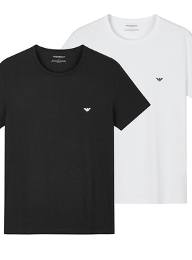 Armani/阿玛尼EA 男士2件装 短袖T恤 111267 CC717