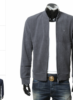 Armani/阿玛尼EA 男士刺绣鹰标保暖灯芯绒夹克 EM001866 AF14991