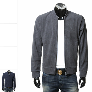 Armani/阿玛尼EA 男士刺绣鹰标保暖灯芯绒夹克 EM001866 AF14991