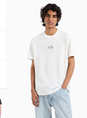 Armani/阿玛尼AX 男士潮时尚休闲圆领短袖T恤 XM000761 AF12308
