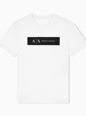 Armani/阿玛尼AX 男士时简约尚休闲圆领短袖T恤 XM001425 AF10361