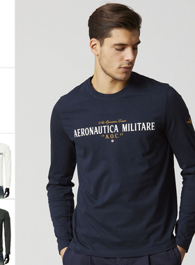 Aeronautica Militare AM 空军 男士休闲长袖T恤 232TS2187J538