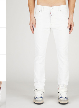 DSQUARED2 D2次方 男士奢潮修身时尚长裤牛仔裤 S74LB1492 S39781