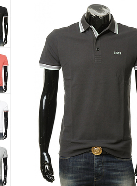 Hugo Boss绿标 男士商务休闲纯棉短袖POLO衫 50469055 10241663