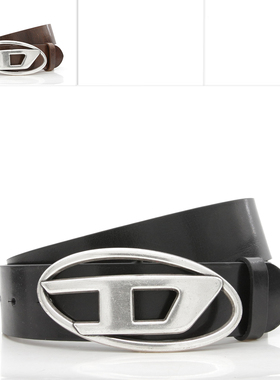 Diesel 迪赛 正品 潮牌 男士新款时尚真皮皮带腰带 X08516 PR666