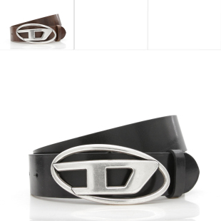 潮牌 男士 X08516 迪赛 PR666 真皮皮带腰带 正品 时尚 Diesel 新款