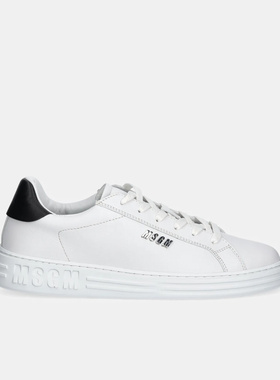 MSGM海外直邮 男士正品潮牌真皮时尚简约低帮休闲鞋 3840MS506