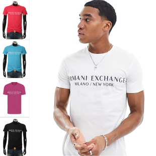 男士 海外直邮 休闲短袖 圆领T恤 Z8H4Z Armani 8NZT72 阿玛尼AX