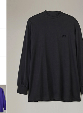 Y3 Y-3 海外直邮 正品 男士潮牌宽松时尚休闲长袖T恤 IV8228
