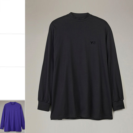 Y3 Y-3 海外直邮 正品 男士潮牌宽松时尚休闲长袖T恤 IV8228
