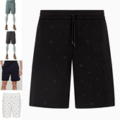 阿玛尼EA 休闲裤 男士 Armani 时尚 刺绣鹰标短裤 EM001403 AF10013