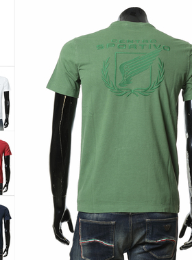 Aeronautica Militare AM 空军 男士刺绣短袖T恤 251TS2377J633