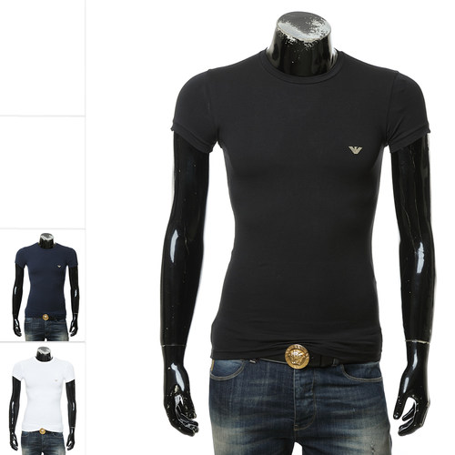 Armani/阿玛尼男士修身短袖T恤