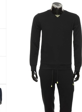 Armani/阿玛尼EA 男士奢潮鹰标时尚休闲运动套装 112116 4F571