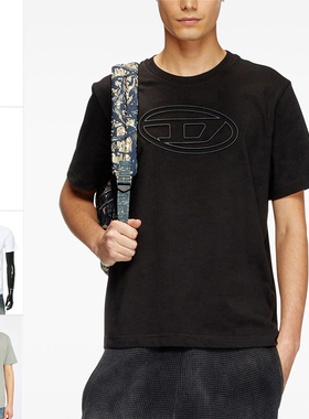 Diesel迪赛 海外直邮 男士时尚潮牌纯棉短袖T恤A17402 0NJBM