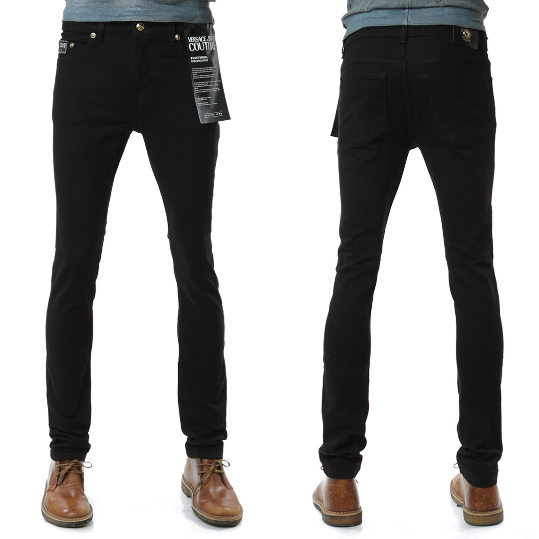 versace/范思哲vj 男士修身潮流百搭长裤牛仔裤 74gab5s0 cdw00