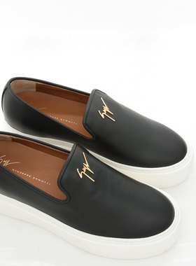 GIUSEPPE ZANOTTI GZ 男士潮牌真皮一脚蹬时尚低帮休闲鞋 EU40011