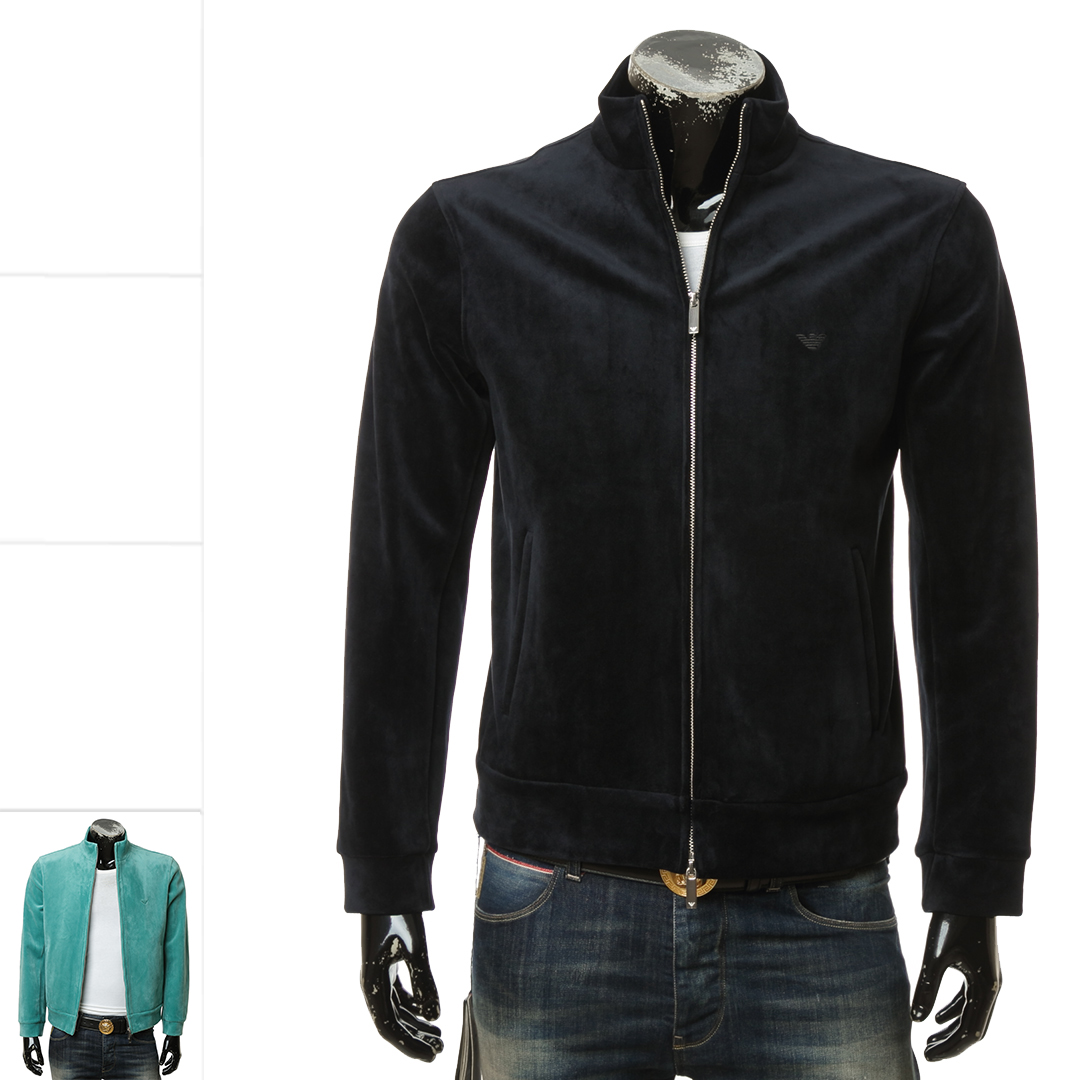 阿玛尼男士保暖开衫卫衣