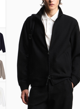 Armani/阿玛尼EA 男士时尚老花鹰标开衫卫衣 EM004534 AF13700