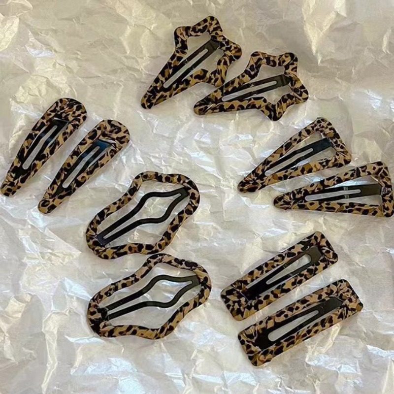 复古气质豹纹发夹女前额碎发刘海边夹后脑勺bb夹新款发卡头饰,饰品/流行首饰/时尚饰品新,民族风发饰,淘宝优惠券,粉丝福利购,淘宝优惠卷