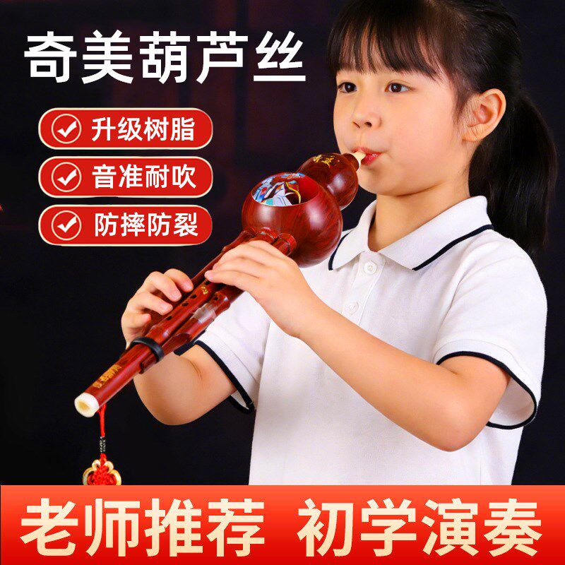 葫芦丝乐器成年人小学生专用初学者入门c调降b调FG调树脂防摔防裂