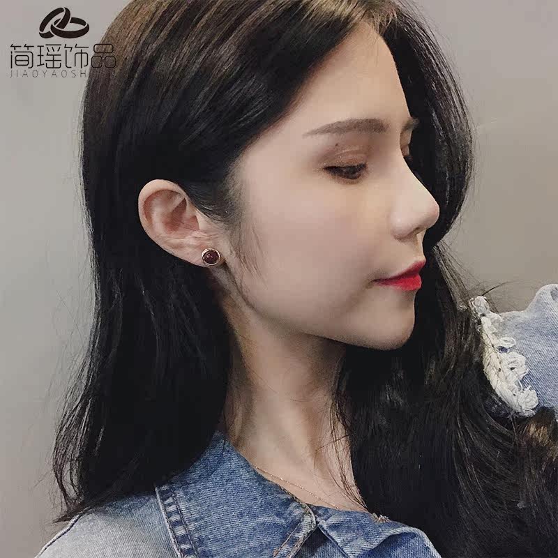 复古俏丽少女小众设计简约大理石纹路耳环金属麻花圆圈耳钉百搭|msdalam kategori Aksesori/Barang Kemas Fesyen, anting-anting, anting-anting - dari Buy2taobao.com untuk memberikan perkhidmatan ejen Taobao profesional membeli