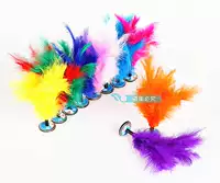 Feather Duster Match Nút Ryukyu Trò chơi Ryukyu Kháng Kicking Màu Ryukyu Hoa có thể tháo rời 20 Gói - Các môn thể thao cầu lông / Diabolo / dân gian cầu đá rẻ nhất