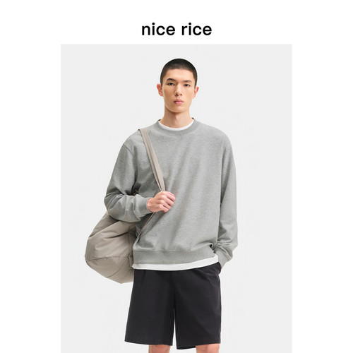 nicerice好饭直身圆领卫衣