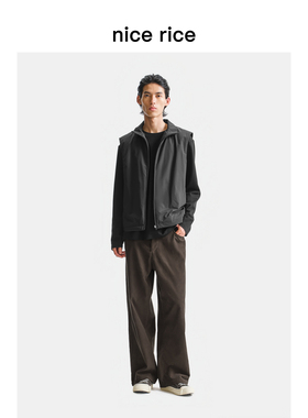 nice rice好饭 25秋季新品宽松复古灯芯绒男士休闲长裤NHQ11050