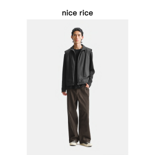 rice好饭 休闲长裤 25秋季 宽松复古灯芯绒男士 NHQ11050 新品 nice
