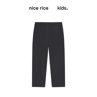 nicerice好饭全棉直筒梭织长裤