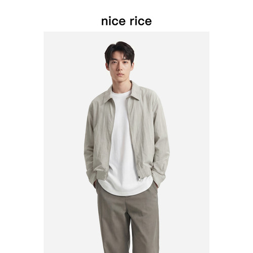 nicerice好饭宽松翻领夹克