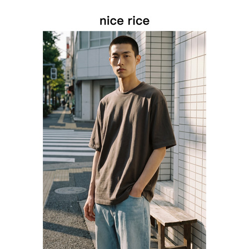 nicerice好饭凉感圆领短袖T恤
