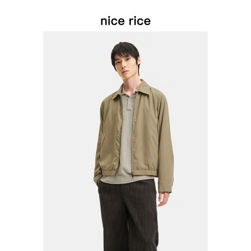 nicerice好饭宽松翻领夹克