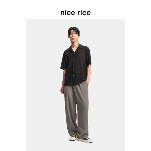 nicerice好饭宽松薄款休闲长裤