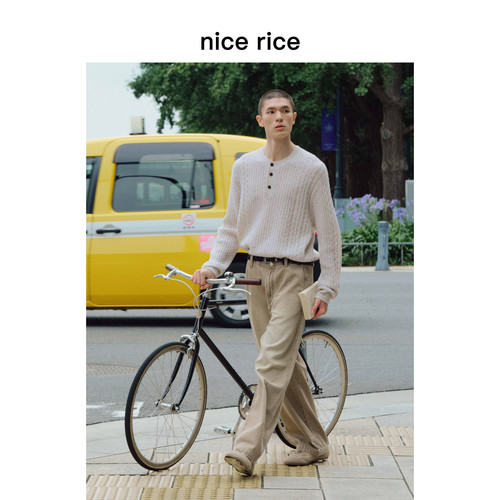 nicerice好饭宽松牛仔裤