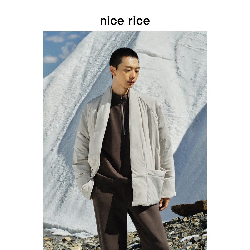 nicerice好饭道袍大廓形羽绒服